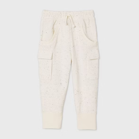 Toddler Boys' Cargo Fleece Pull-On Pants - Cat & Jack™ Heather Gray | Target