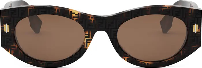 Fendi 'Fendi Roma 52mm Oval Sunglasses | Nordstrom | Nordstrom