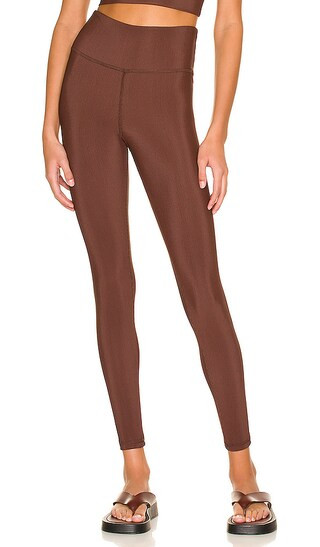 Kendall Legging in Chocolate Rib | Revolve Clothing (Global)