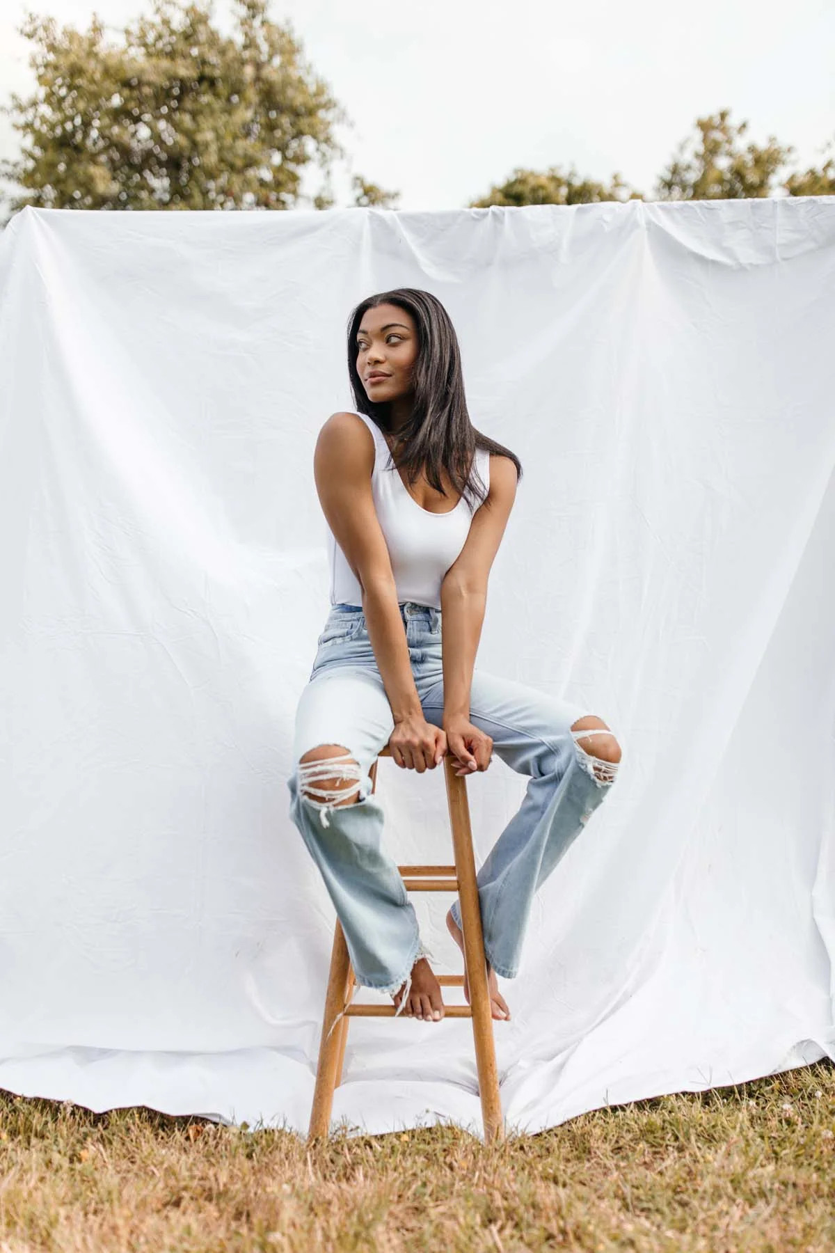 Marlowe Distressed Jeans | The Post