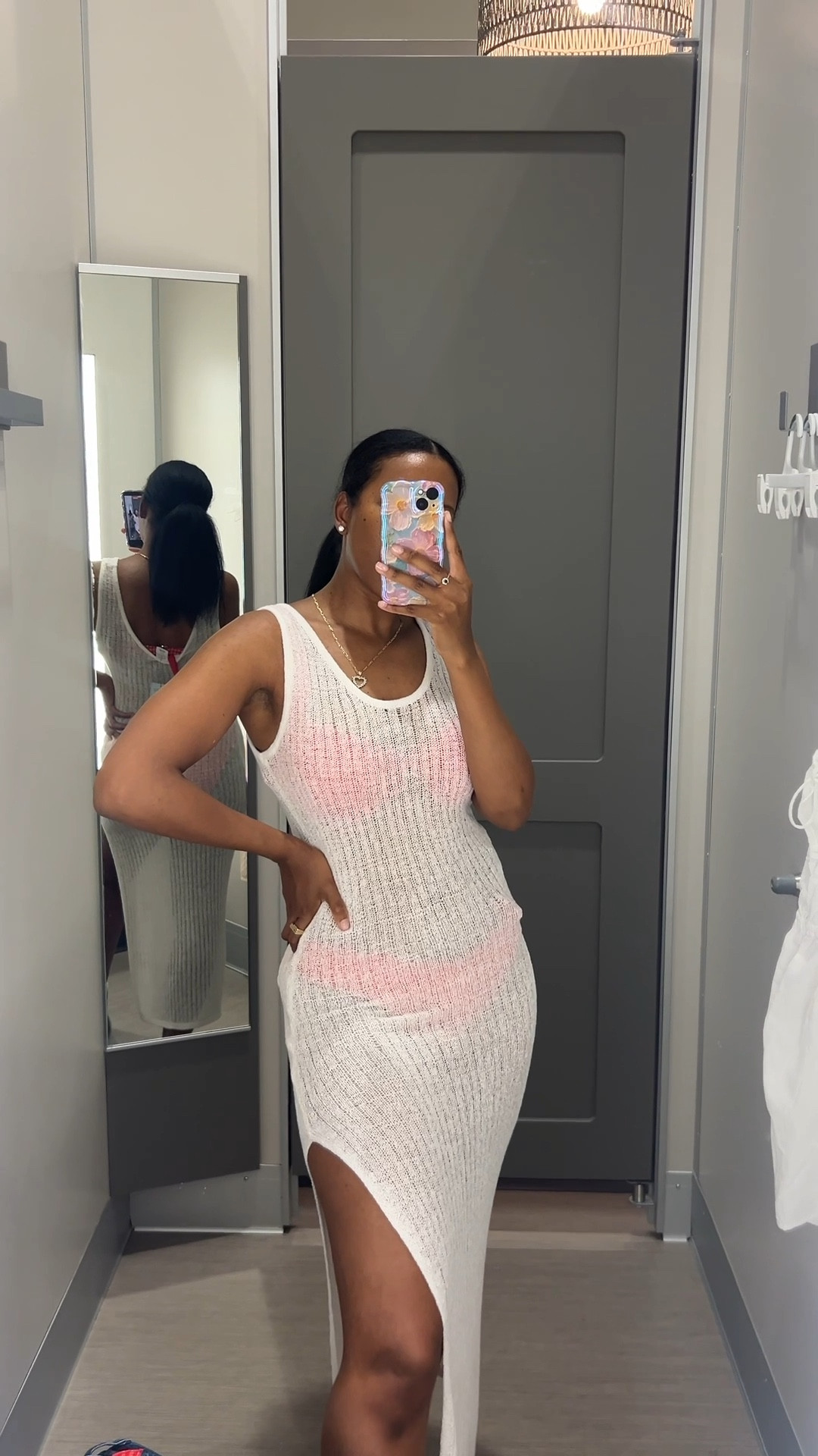 New arrival- Knit cover up. Swimwear cover up. I am wearing a size S 

#LTKSpringSale #LTKgrwm #LTKSwim