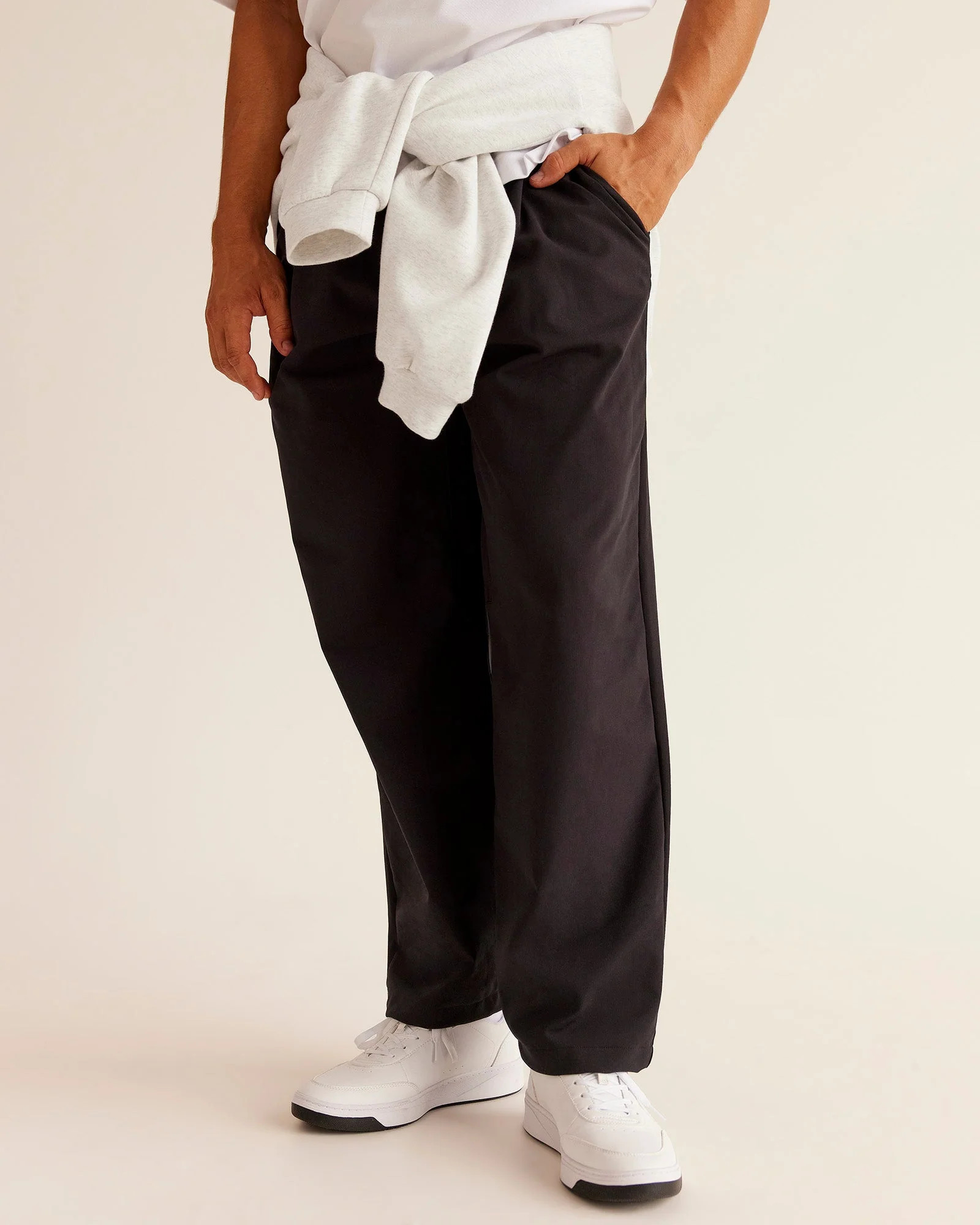 All Day ZeroCrease\u2122 Wide Leg Pant - Black | LSKD | LSKD