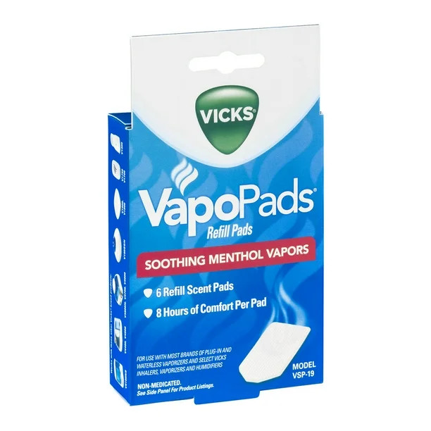 Vicks VapoPads VSP-19, 6 Pack - Walmart.com | Walmart (US)