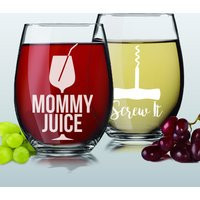 Funny Wine Glass - Gift For Mother Glasses Gifts Women Mom From Daughter Sayings Her | Etsy (US)