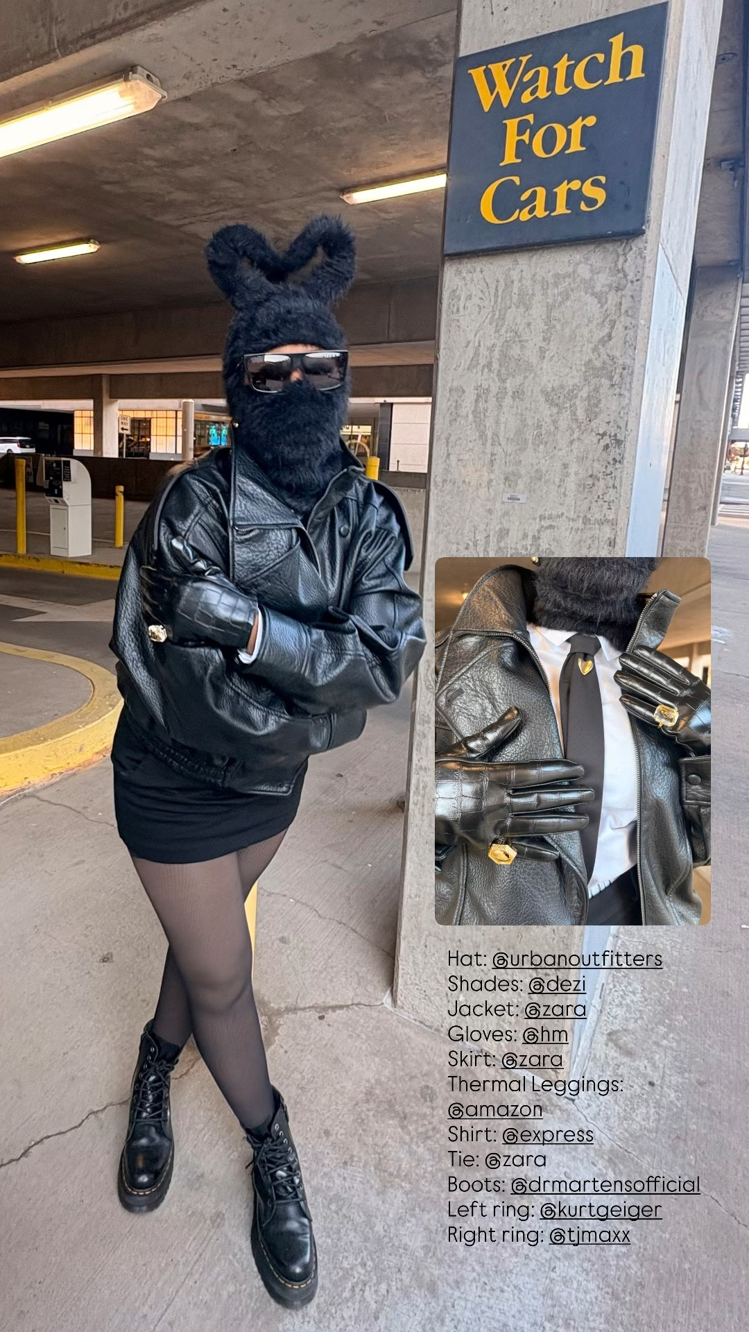 Who said you can’t wear a mini skirt in the winter? These are fleece lined tights, which means you get the illusion of sheer hosiery while staying genuinely warm. I styled them with a black mini skirt, lace up boots, and an oversized leather bomber jacket layered over a crisp white button down and black tie for a sharp, menswear inspired contrast.

The textures do all the work here, structured leather, soft fleece, polished tailoring, and chunky boots, creating a look that feels intentional, elevated, and still wearable. It’s warm without being bulky, edgy without trying too hard, and the kind of outfit that instantly looks styled the moment you put it on.

Every piece in this look can be reworked so easily: the leather jacket over denim or dresses, the button down layered under knits or blazers, the mini skirt styled casually with sneakers or dressed up with heels, and the tights worn with everything from skirts to winter dresses all season long.

This is proof that cold weather dressing doesn’t have to mean sacrificing style. You can stay warm, stay cute, and still have fun with your outfits all at the same time.

#LTKBeauty #LTKootd #LTKgrwm