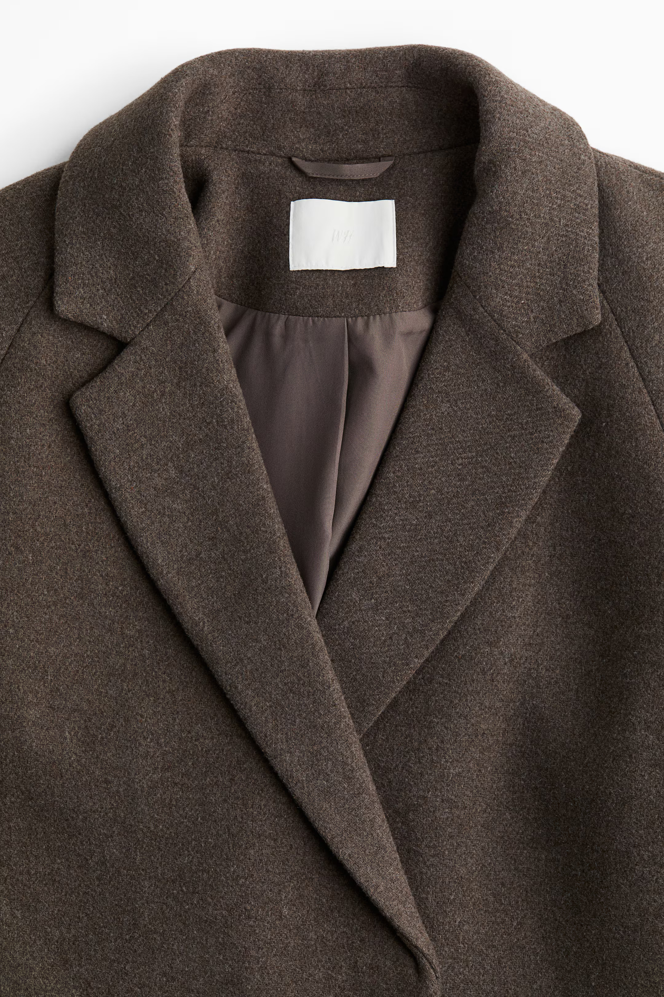 Manteau à fermeture croisée - Marron foncé - FEMME | H&M FR | H&M (FR, IT, ES, PT, BE)