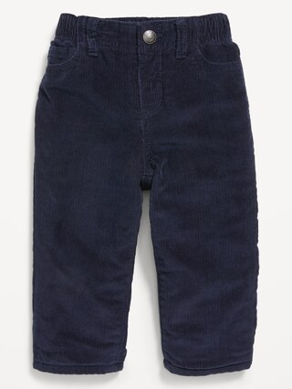 Unisex Cozy-Lined Corduroy Pants for Baby | Old Navy (US)