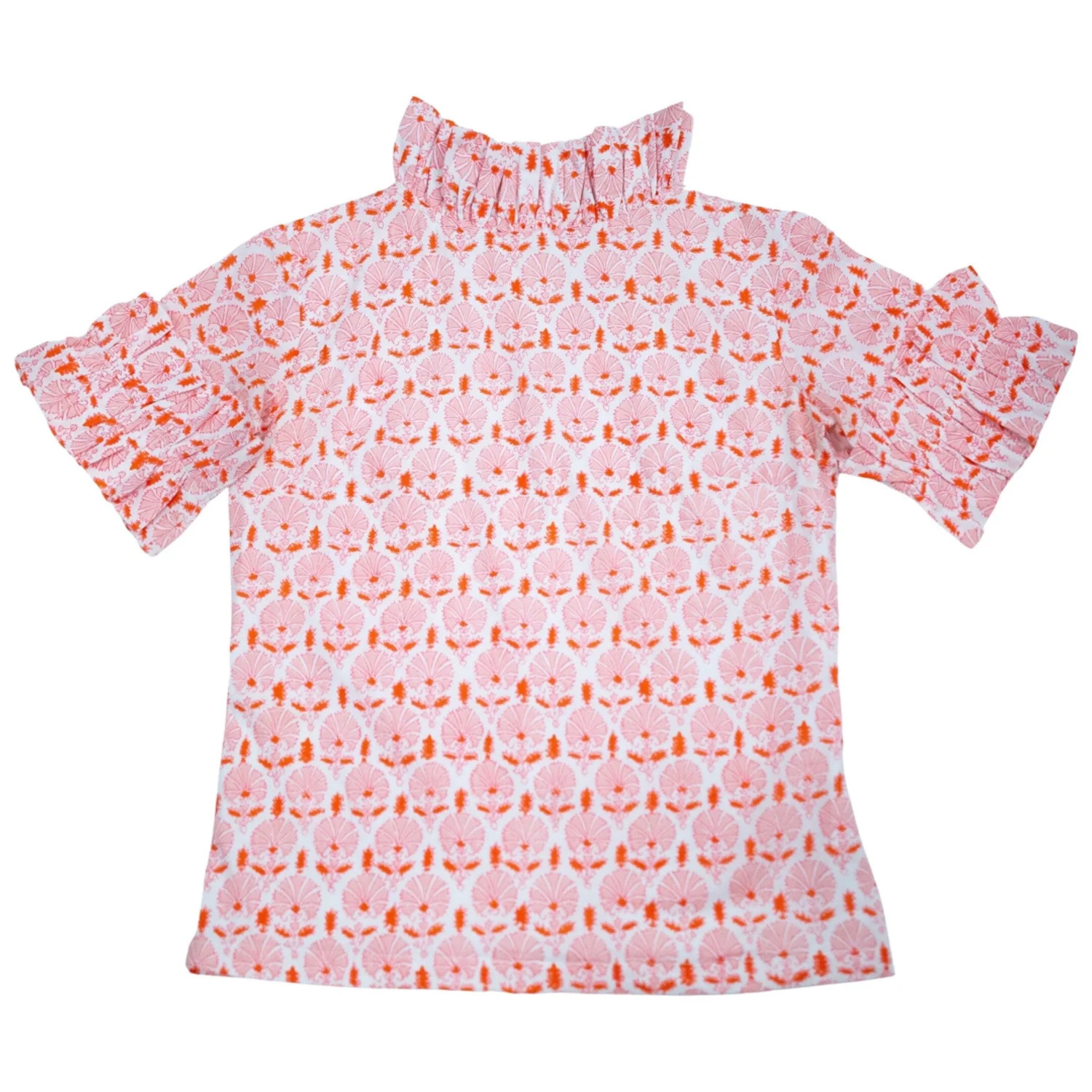 Nancy Jane Top in flower motif print — Elizabeth Wilson | Elizabeth Wilson Designs