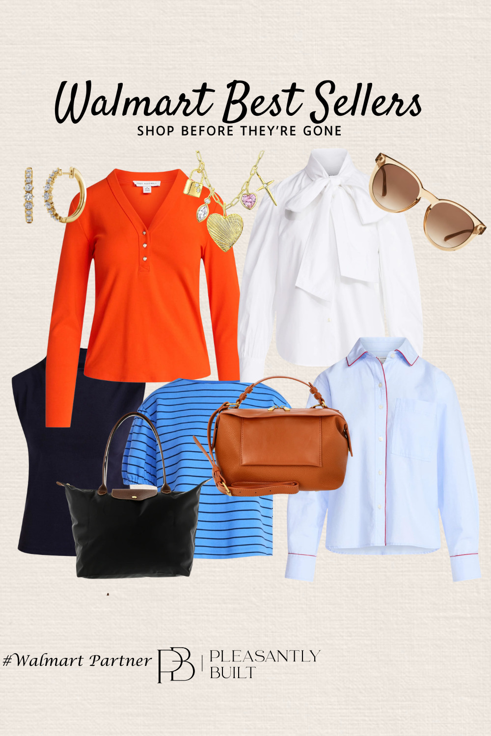 These Walmart best sellers are too good to miss 🤍 From flattering everyday tops to statement jewelry and chic purses that pull every outfit together — these pieces are affordable, versatile, and highly rated for a reason. Perfect for elevating your everyday style without overspending. Sharing the top fashion finds everyone’s loving right now!

#LTKStyle #LTKFinds #LTKUnder50 #WalmartFashion #WalmartFinds #AffordableStyle #EverydayOutfits #WomensFashion #BudgetFriendly #TopSellers #ClosetRefresh #ChicStyle #Accessorize #StyleOnABudget #FashionDeals #TrendingNow #PurseAddict #JewelryStyle #CasualChic #ShopMyLook #pleasantlybuilt 

 #LTKdayinmylife #LTKmomlife #LTKWorkwear