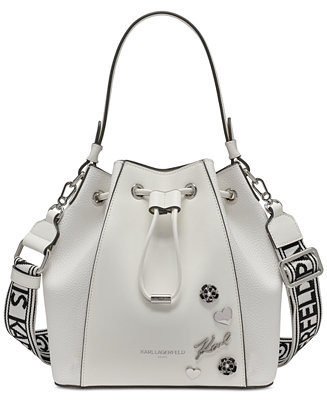 KARL LAGERFELD PARIS Adele Bucket Bag - Macy's | Macy's