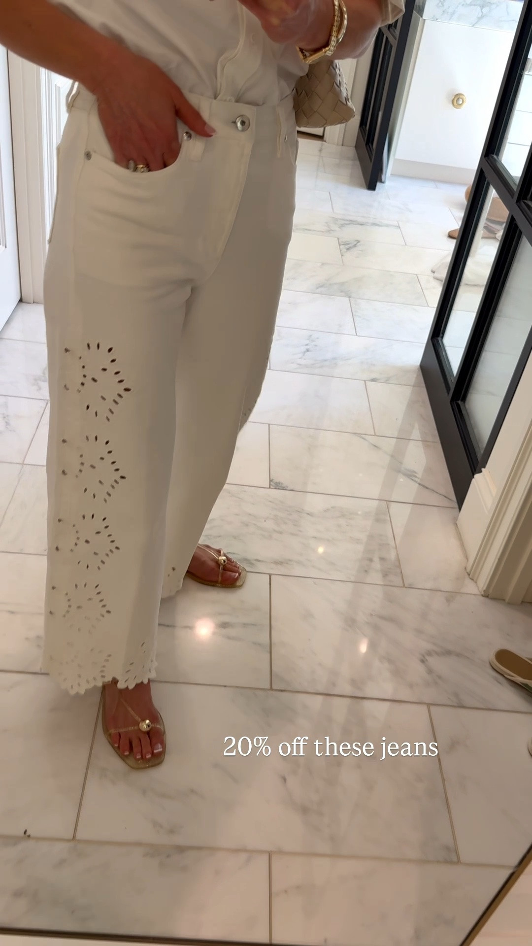 20% off with code BECKY20 - these fit tts wearing size 25 and I'm 5'7 for reference