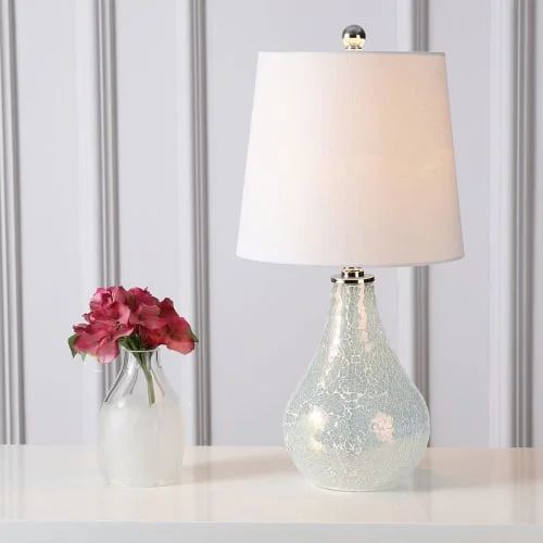 Mona 20.5" Mini LED Table Lamp, Mosaic White | Walmart (US)