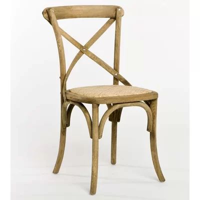 Parisienne Cafe Solid Wood Dining Chair Finish: Natural Oak | Wayfair North America