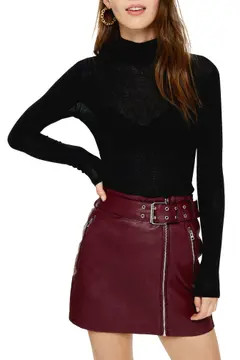 Mock Neck Mesh Top | Nordstrom