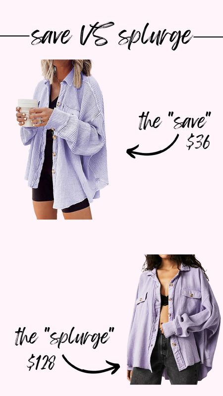 Save vs splurge with this Free People jacket lookalike! It comes in 25+ colors and is only $36. I ordered the double XL for the oversized look. I typically wear a large in cardigans! 

#LTKunder50 #LTKstyletip #LTKFind