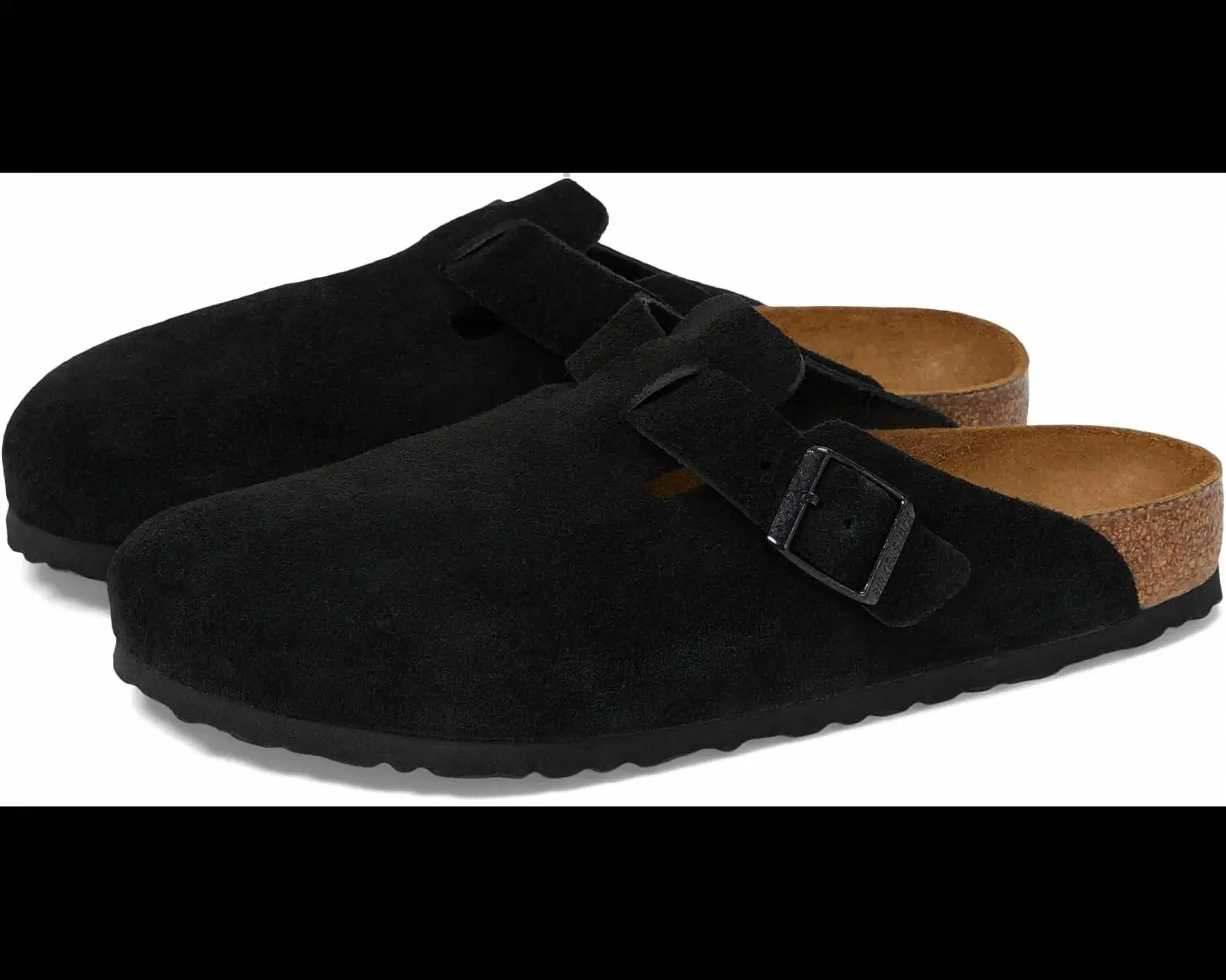 Men's Boston Soft Footbed Clog In Black | Shop Simon