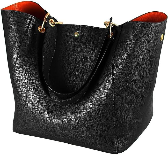 Large Capacity Work Tote Bags for Women's Leather Big Purses and handbags ladies Waterproof Big S... | Amazon (US)