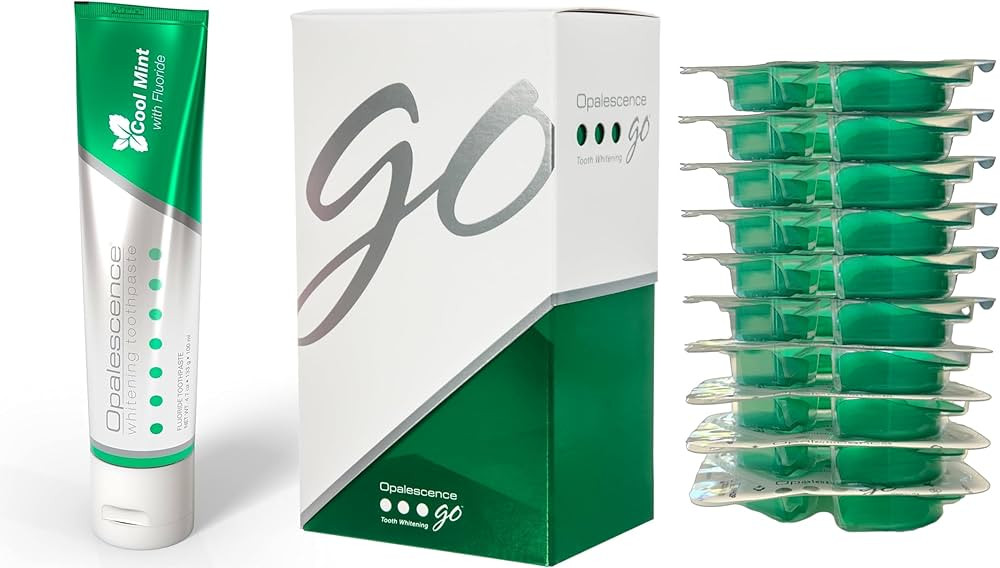 Opalescence Whitening Bundle - Opalescence Go 15% Hydrogen Peroxide Prefilled Whitening Trays and... | Amazon (US)