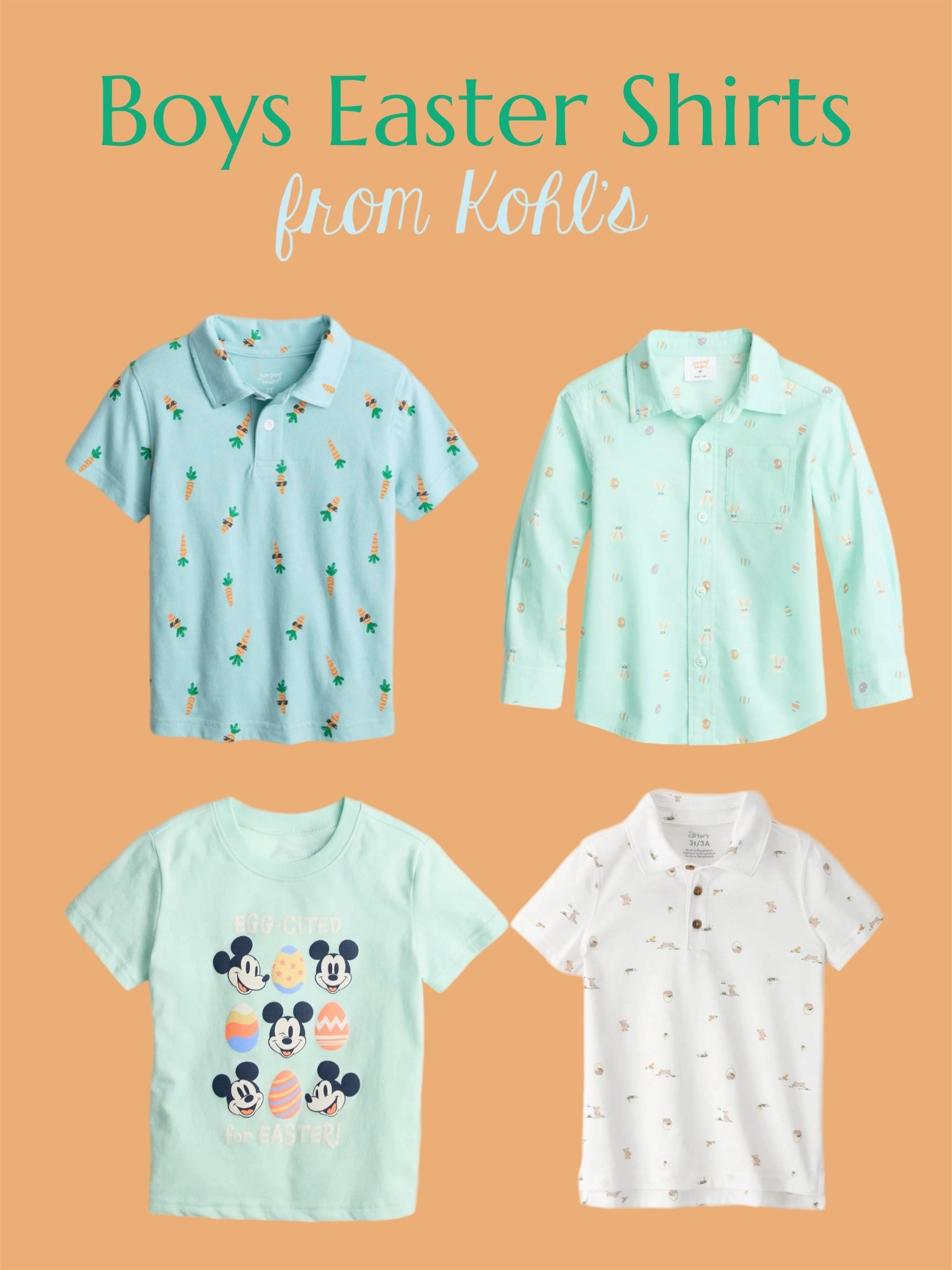 Boys and Toddler Easter Shirts from Kohl’s

#LTKSeasonal #LTKBaby #LTKKids