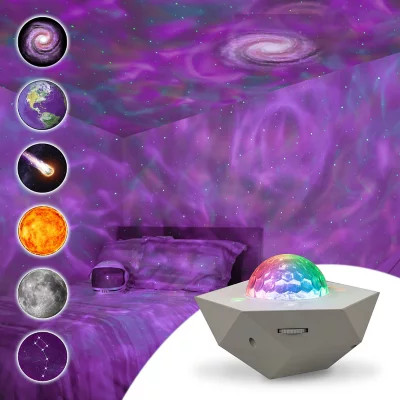 Ecoscapes Wi-Fi Galaxy Night Light Projector with Soothing Sounds by Enbrighten | Sam's Club