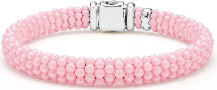 Pink Caviar Ceramic Beaded Bracelet | Nordstrom
