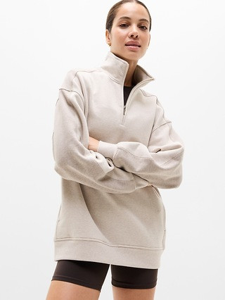 Forever Fleece 1/4 Zip Sweatshirt | Athleta
