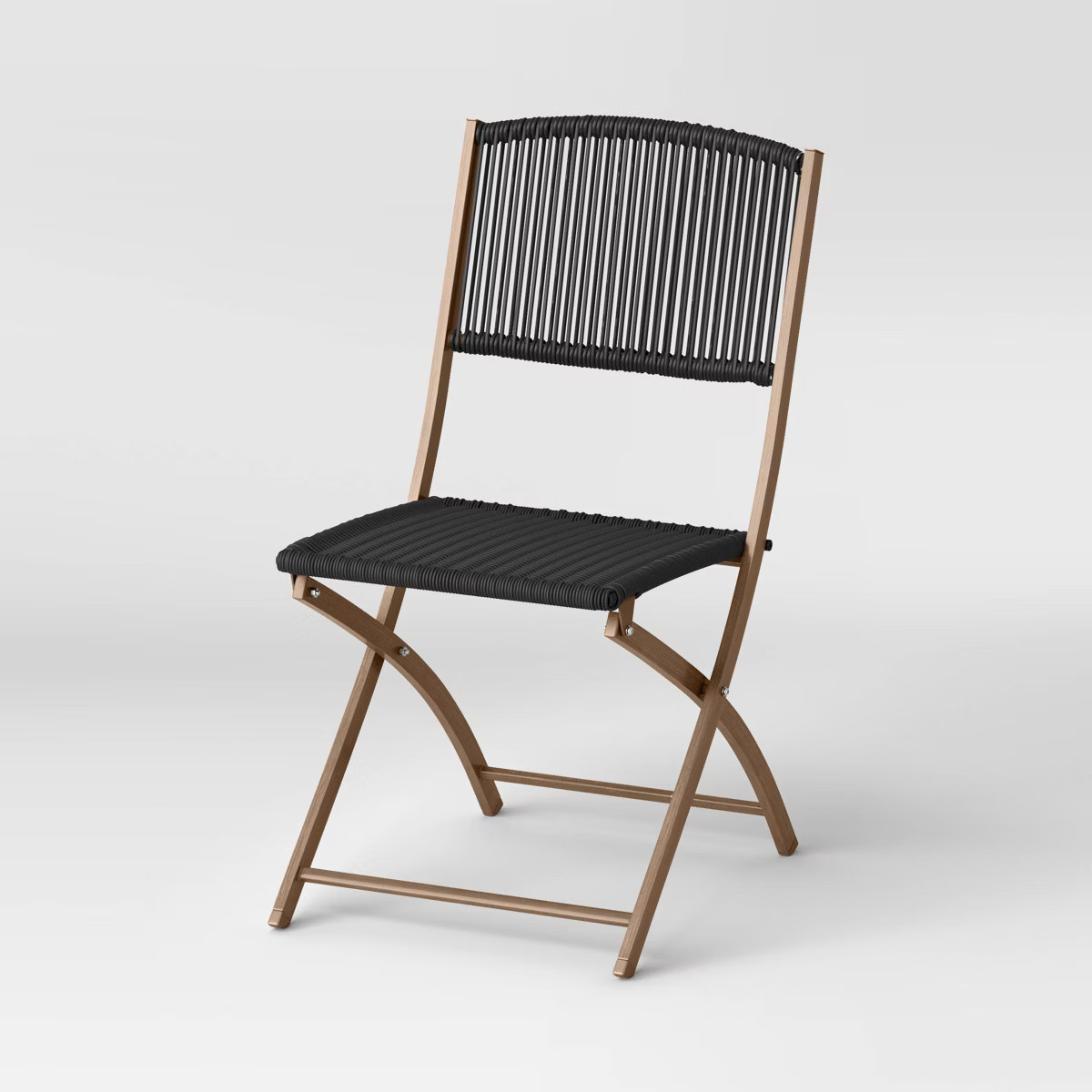 Purcell Patio Folding Chair Black - Threshold™ | Target