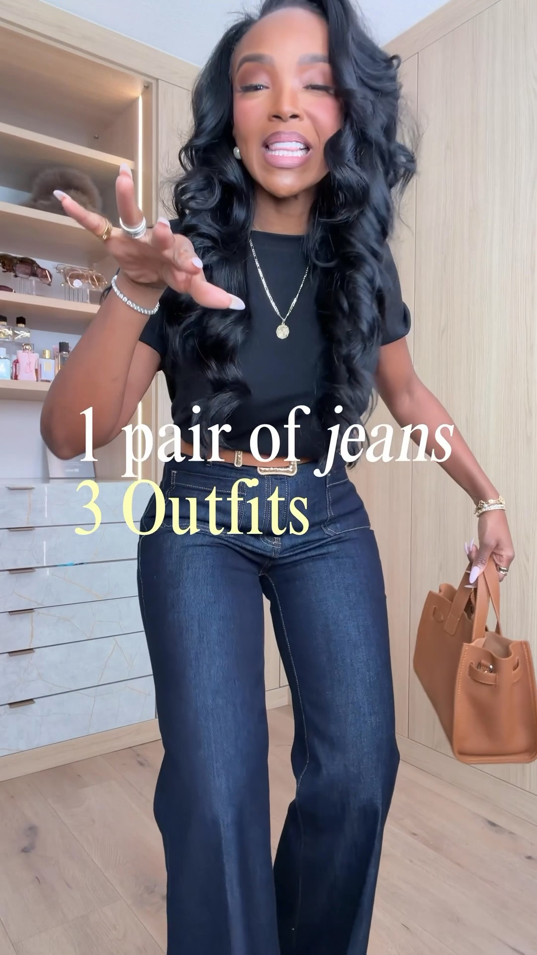 Scroll to shop! ✨ Everything from this look is linked below. 👇🏽

ONE pair of jeans, THREE completely different looks. 👖✨ This is exactly why a good pair of dark-wash jeans is a closet must-have — dress them up, keep them casual, or give them that polished everyday look without buying a whole new outfit.

dark wash jeans, jeans outfit ideas, how to style jeans, one piece three ways, fall denim outfit, women’s denim, wide leg jeans, everyday outfit ideas, casual chic outfit, elevated casual style, petite denim, fall outfit inspiration, versatile wardrobe staples, capsule wardrobe outfit, denim styling ideas

Wearing: Size Small/4 | 5’4” | 140 lbs | 34D-27-40

Download the FREE LTK app & follow @kirasfashionfinds to shop all my daily finds.

#LTKPetite #LTKStyleTip #LTKFindsUnder100