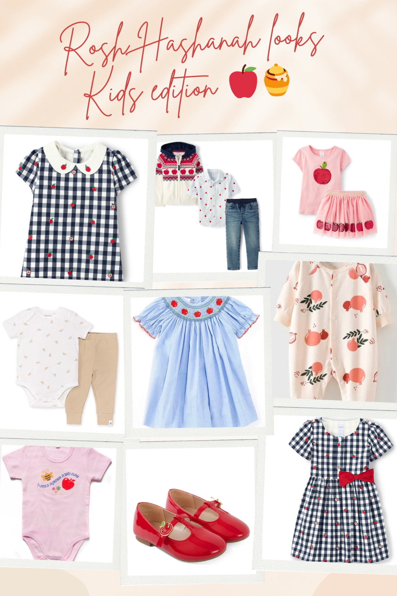 Kids looks for Rosh Hashanah!🍎🍯