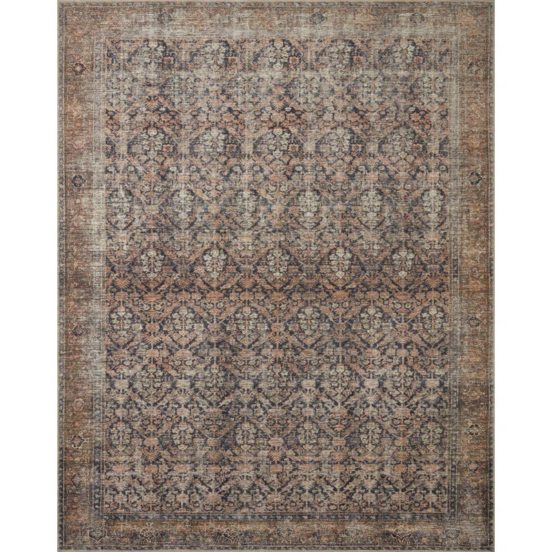 Billie Performance Ink / Salmon Rug | Wayfair North America