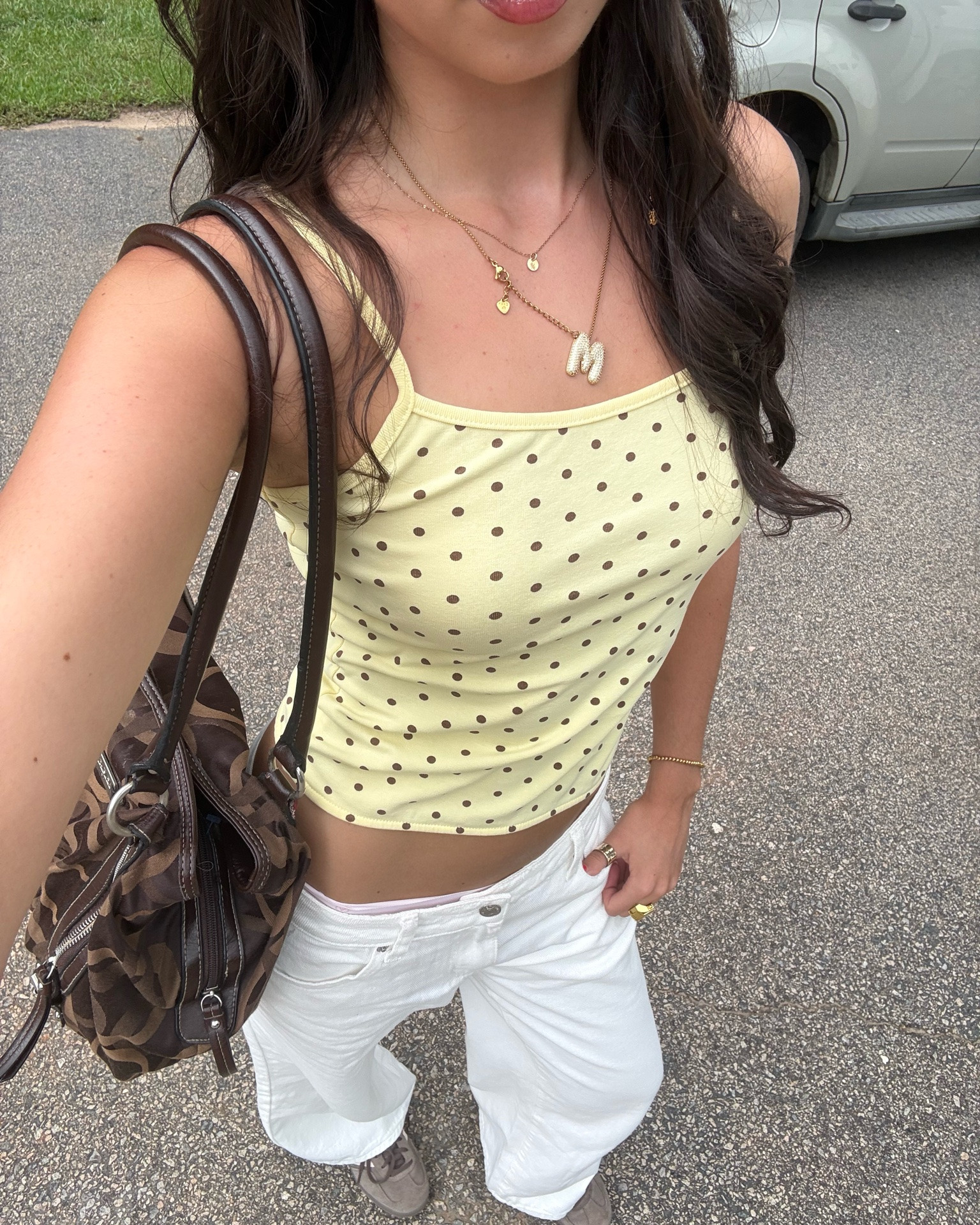 Living in polka dots 👜💛

#LTKootd