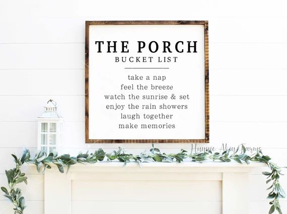 Porch Decor  Farmhouse Wall Decor  Deck Decor  Wood Sign  | Etsy | Etsy (US)