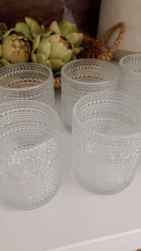 Amazon Kitchen Must Have✨ These beautiful hobnail drinking glasses are my new favorite Amazon find. They are so pretty and will elevate your kitchen and entertaining 🤍

#LTKFind #LTKunder50 #LTKhome