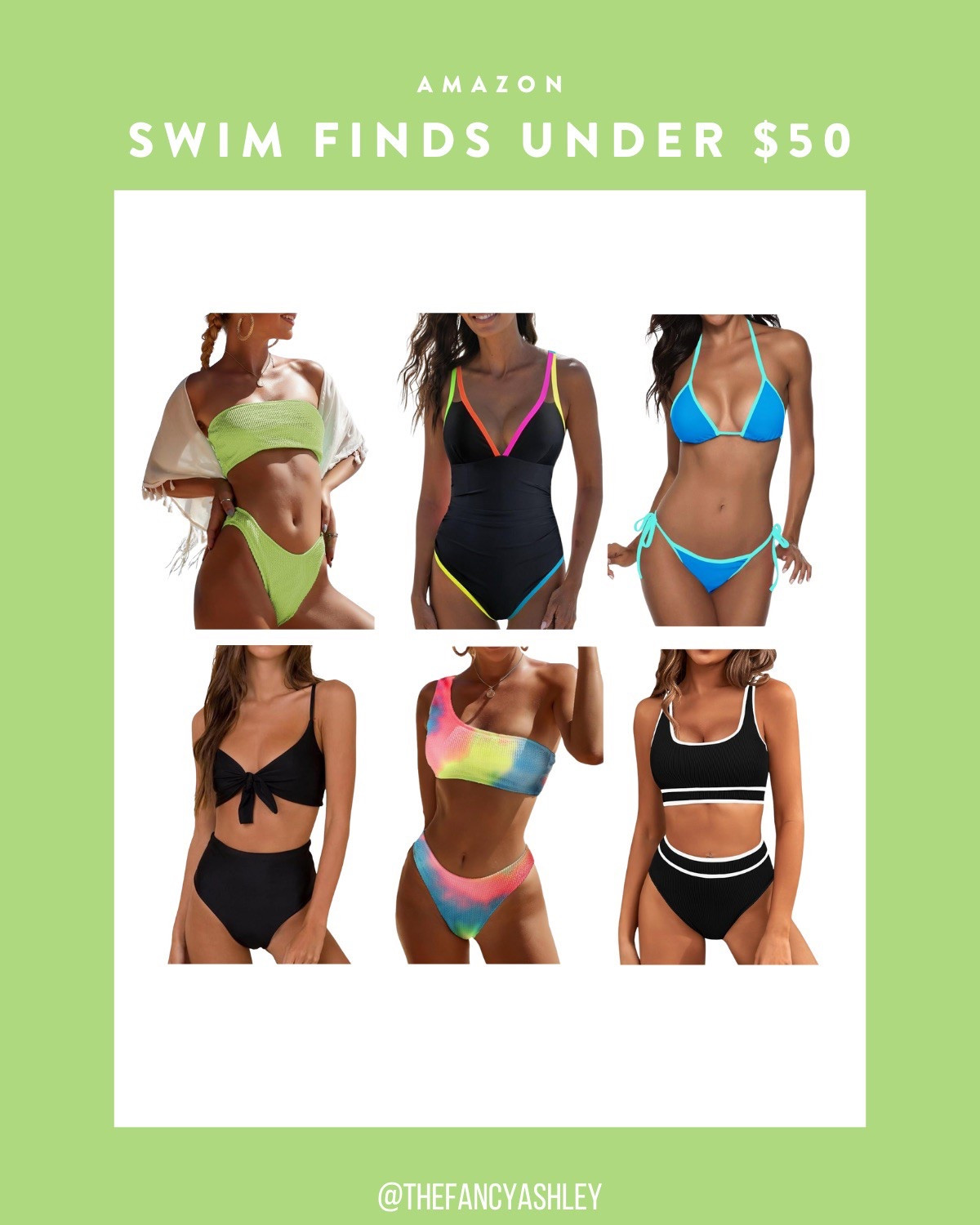 Obsessed with these Amazon swimwear finds! Cutest colors and styles. All under $50. Spring vacation perfection. 

#LTKFindsUnder50 #LTKTravel #LTKSwim