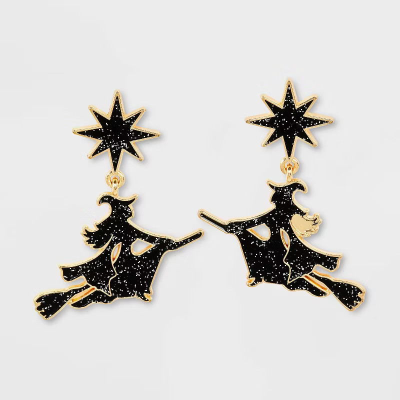 SUGARFIX by BaubleBar 'Spooky Sorceress' Statement Earrings - Black | Target