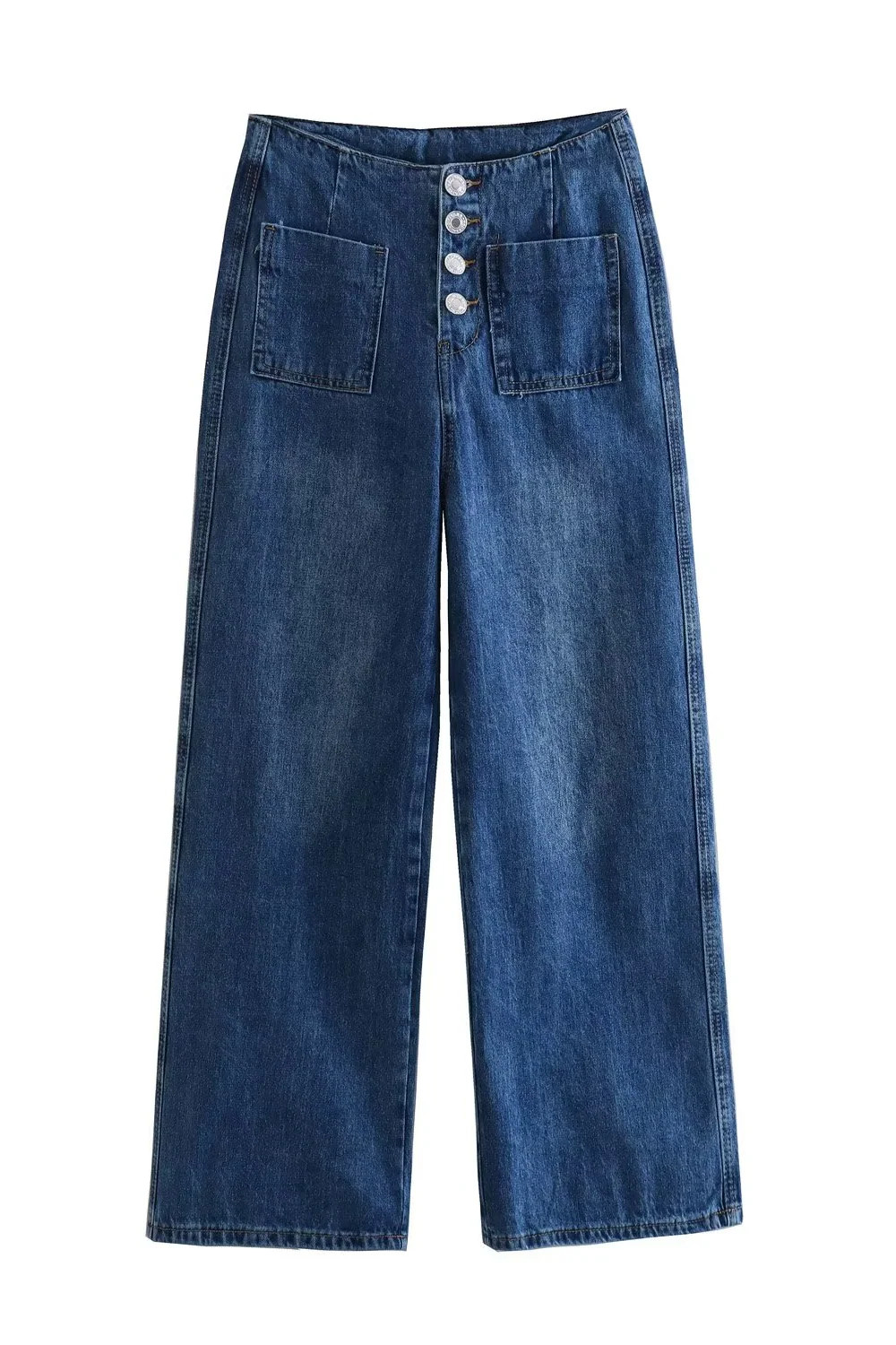 'Nicolette' High-Waist Wide-Leg Jeans (2 Colors) | Goodnight Macaroon