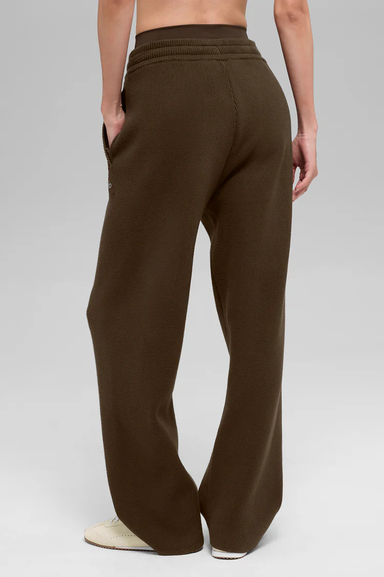 Scholar Straight Leg Sweatpant - Espresso | Alo Yoga (US)