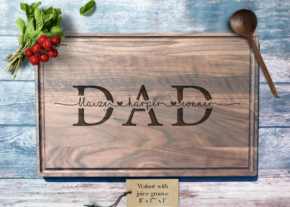 Custom Engraved Cutting Board For Dad Father's Day Gift | Etsy | Etsy (US)