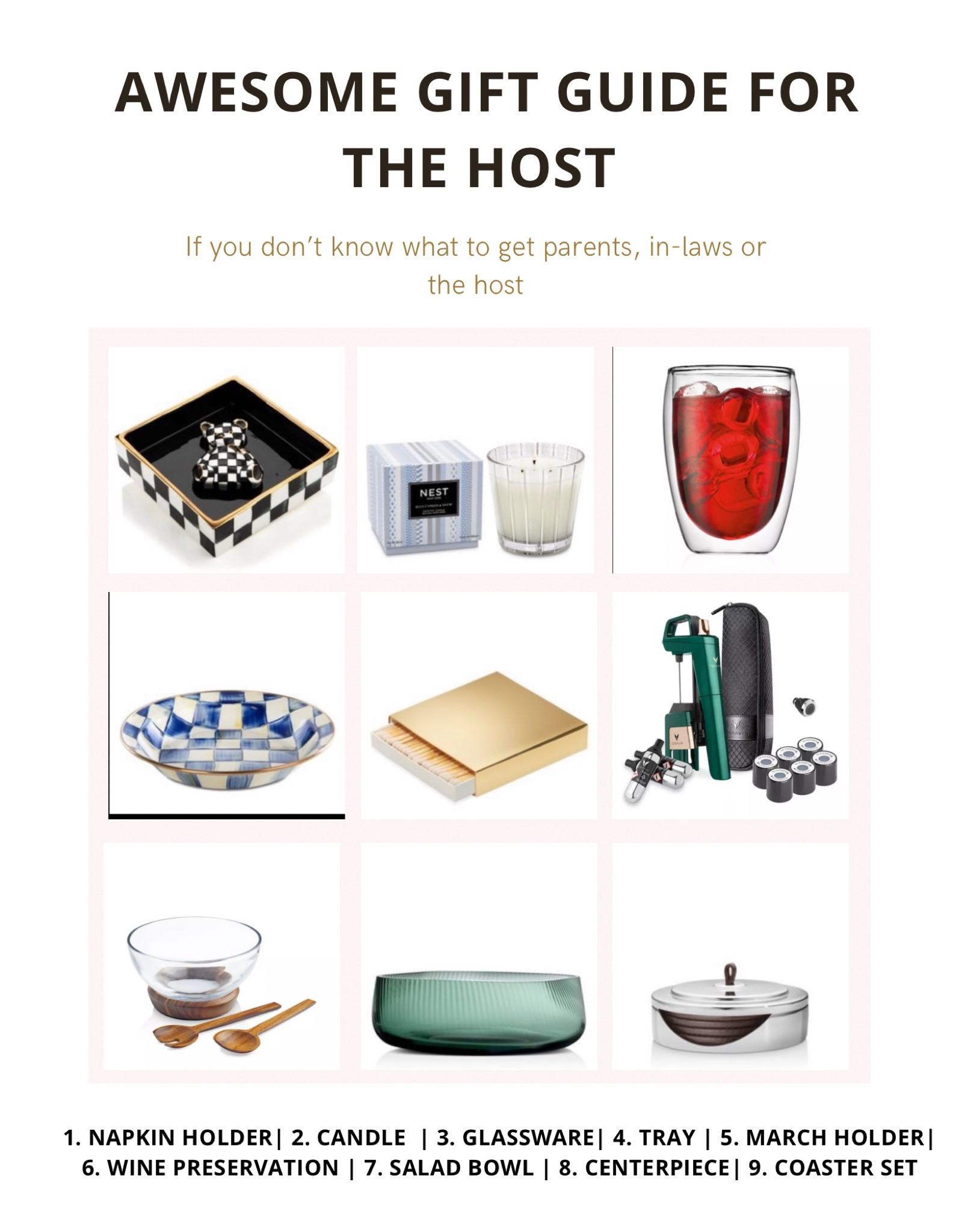 Gift guide for the host

#LTKGiftGuide #LTKHoliday #LTKSeasonal