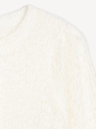 Cropped Eyelash Cardigan Sweater | Old Navy (US)