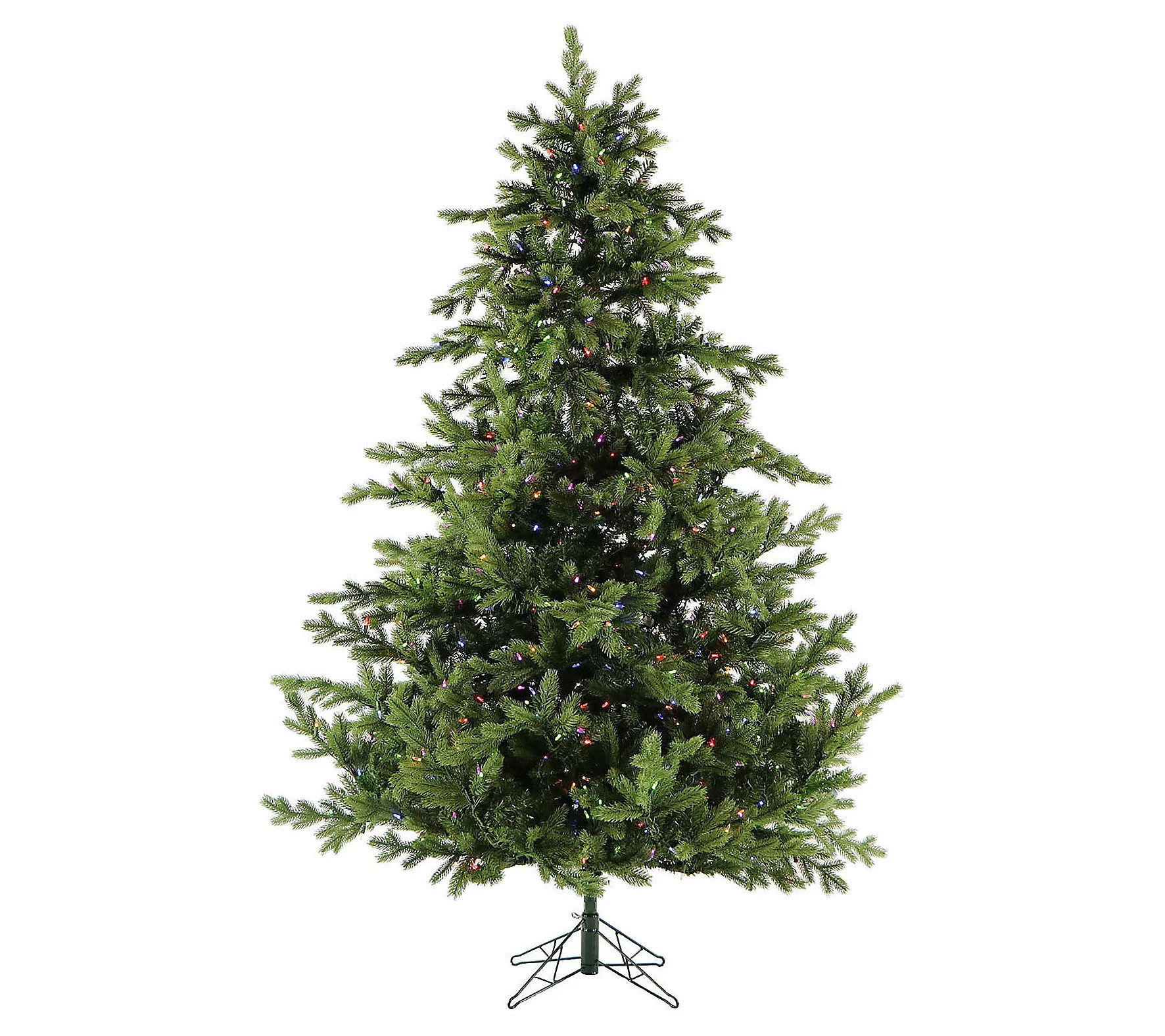 Fraser Hill Farm 6.5-Ft. Foxtail Pine Christmas Tree with Dual | QVC