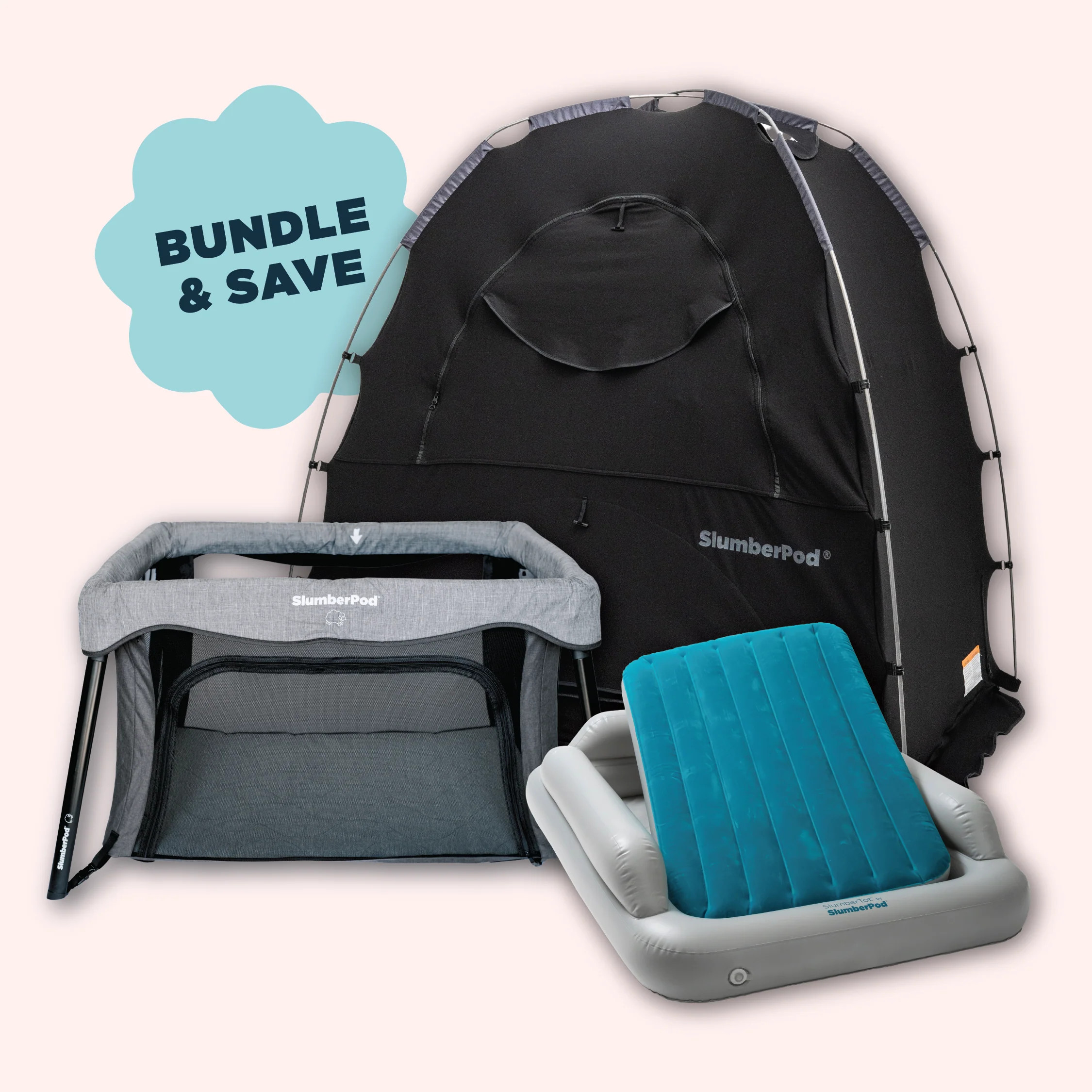 All Stages Sleep Bundle Travel Crib and Toddler Bed | SlumberPod