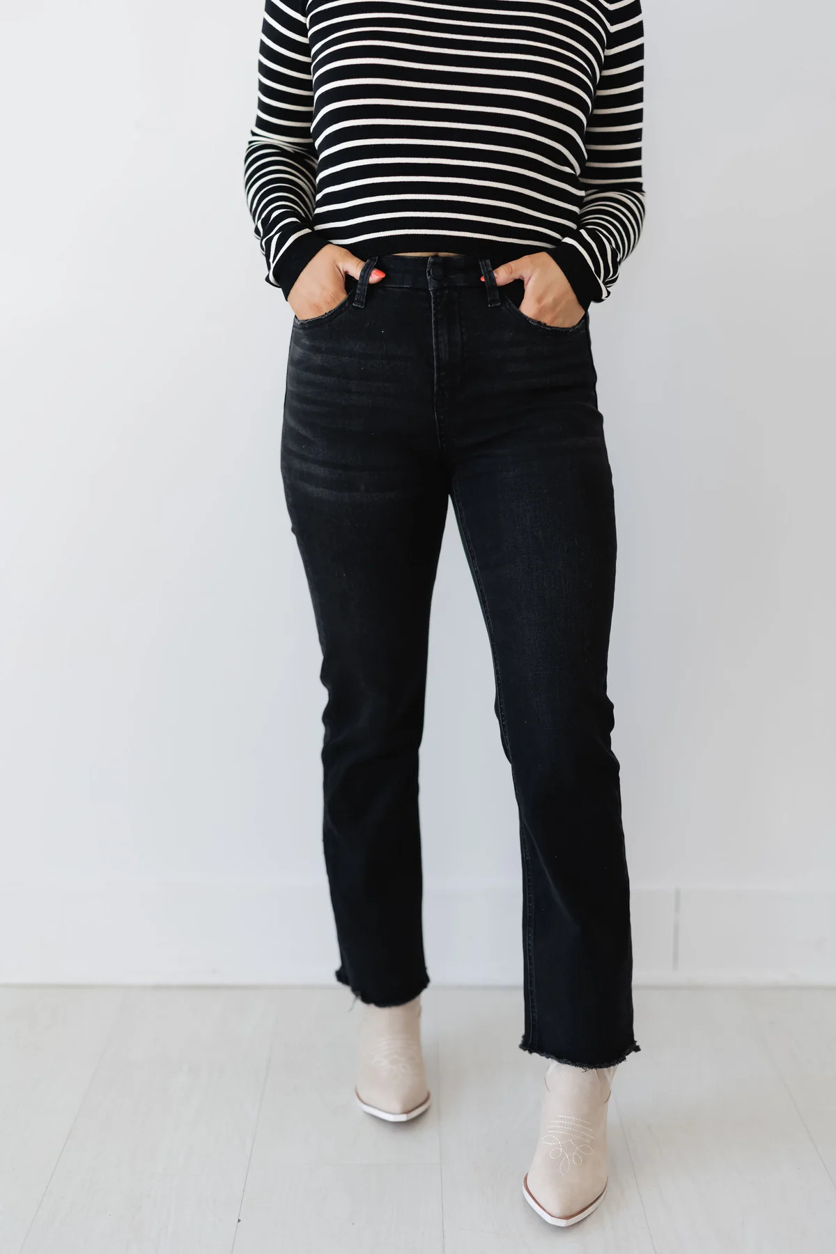 Savannah High Rise Flare Jeans | Landry Kate