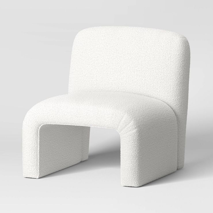 Cicely Waterfall Accent Chair Cream Boucle - Threshold™ | Target