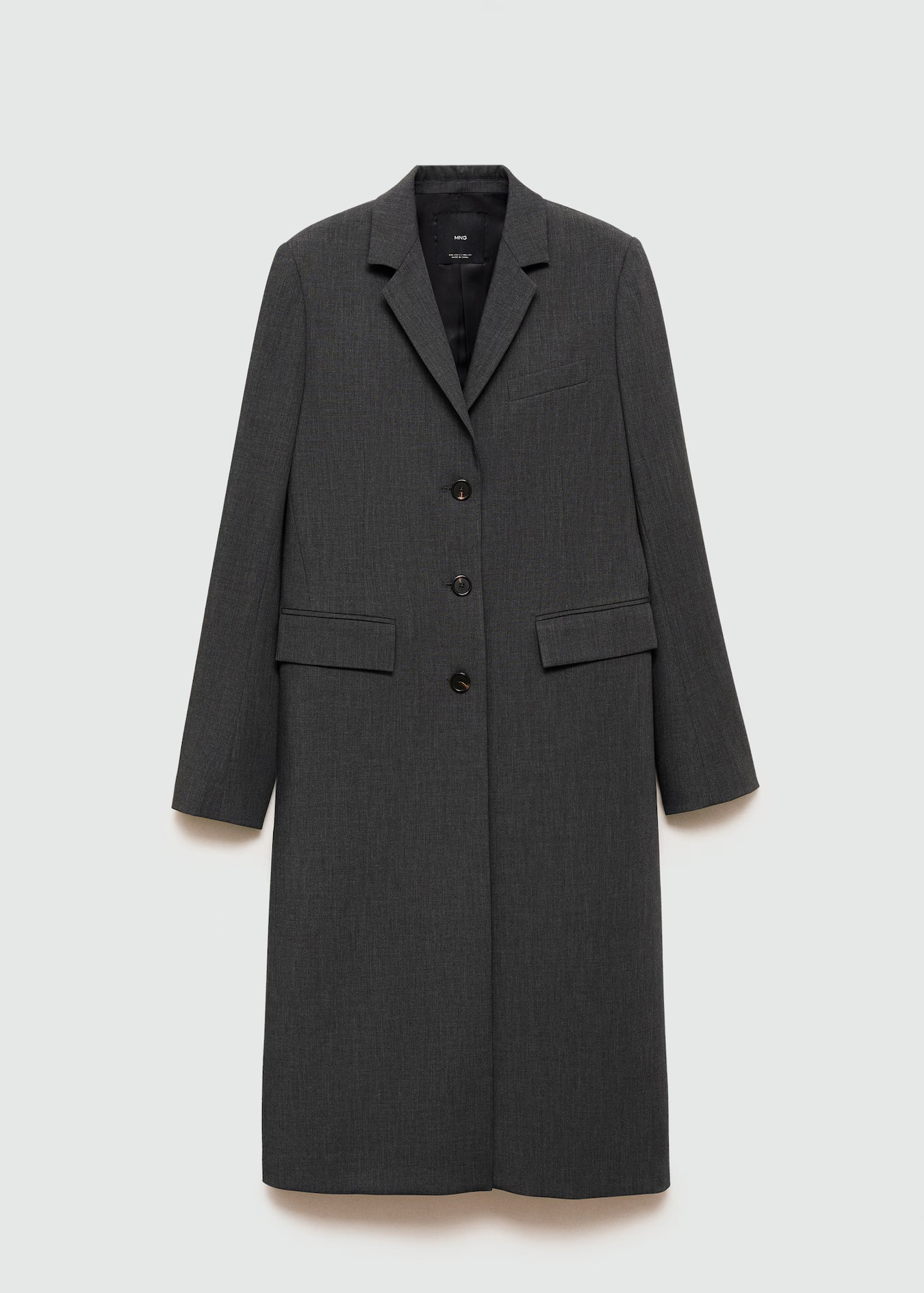 Long tailored coat - Women | MANGO USA | Mango (US/MX/AU)