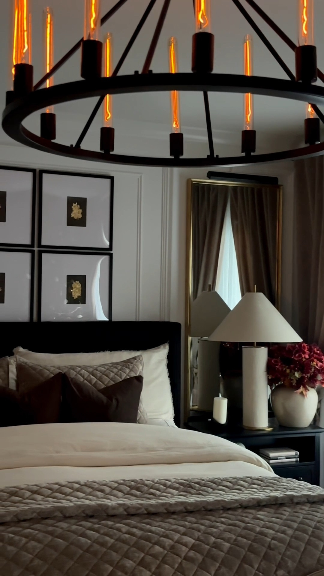 Moody quiet luxury bedroom! ✨

#moodydecor #homeinspo #luxurybedroom

#LTKsummer #LTKstyletip #LTKhome