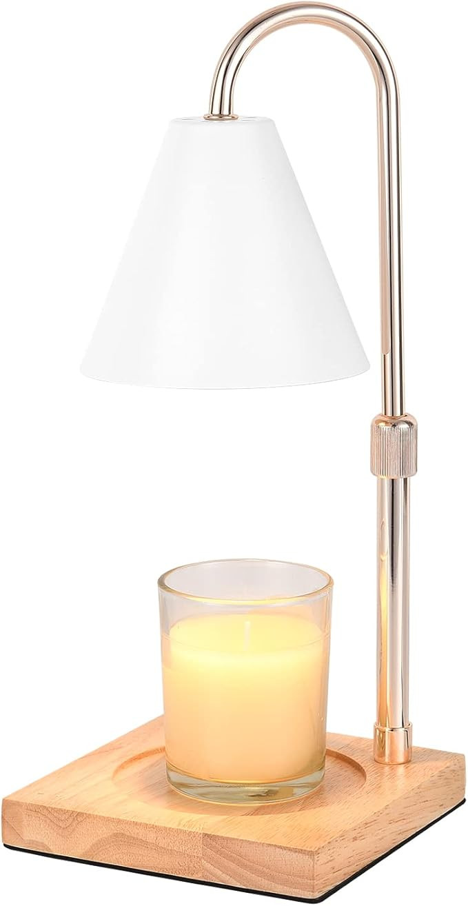 Woderdeng Dimmable Candle Warmer Lamp - Height Adjustable Electric Candle Wax Warmer Lamp with 2 ... | Amazon (US)