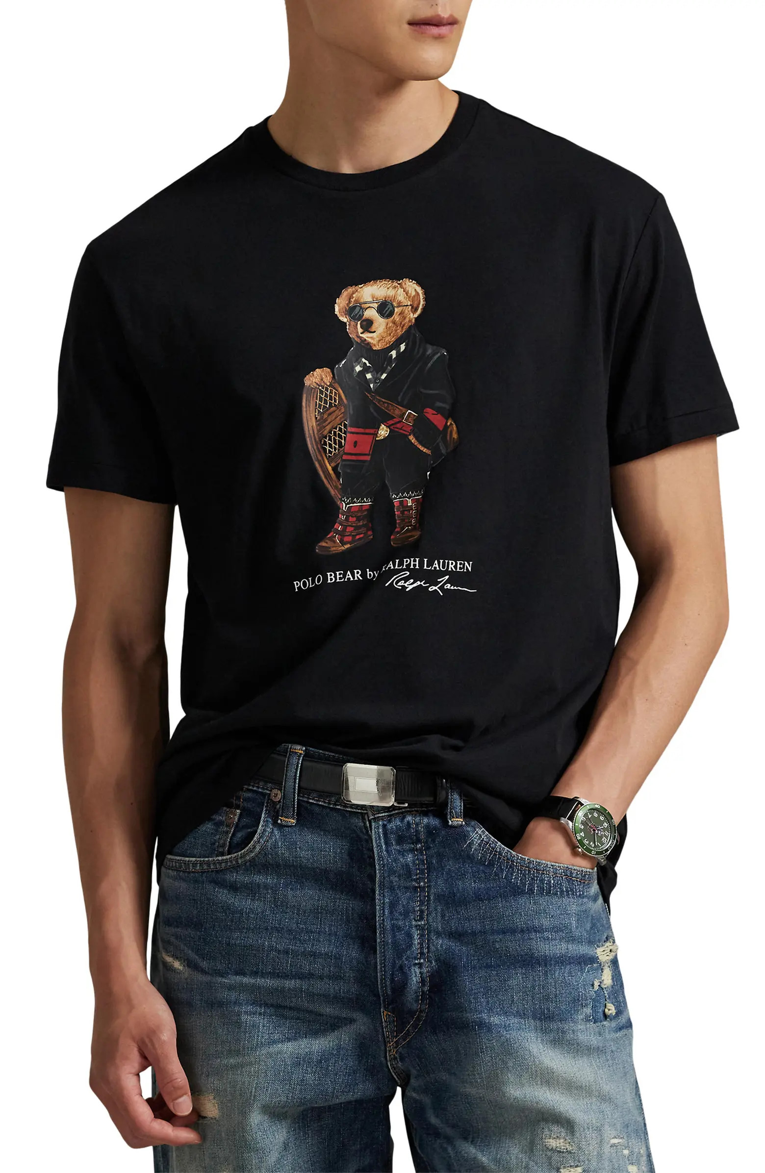 Classic Fit Polo Bear Graphic T-Shirt | Nordstrom