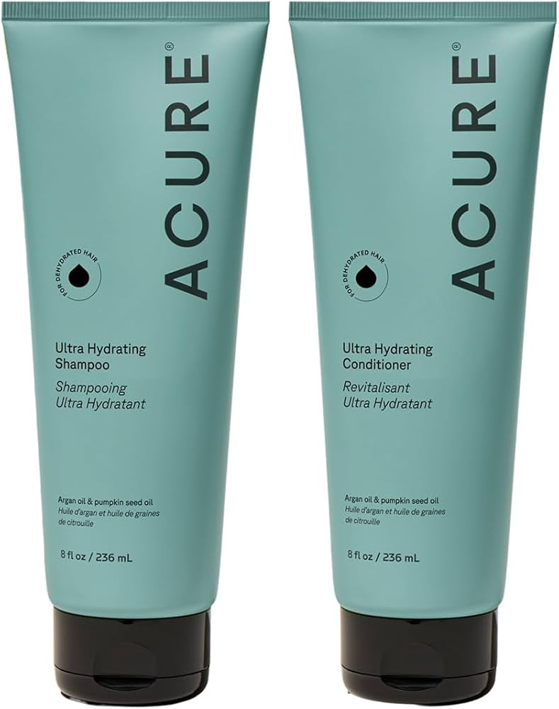 Acure Ultra Hydrating Shampoo and Conditioner Set - Moisturizing Set with Argan Oil for Women & M... | Amazon (US)