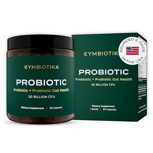 CYMBIOTIKA Probiotic + Prebiotic, 60 Billion CFU - 19 Strains, Gut Health Supplement for Women & ... | Amazon (US)